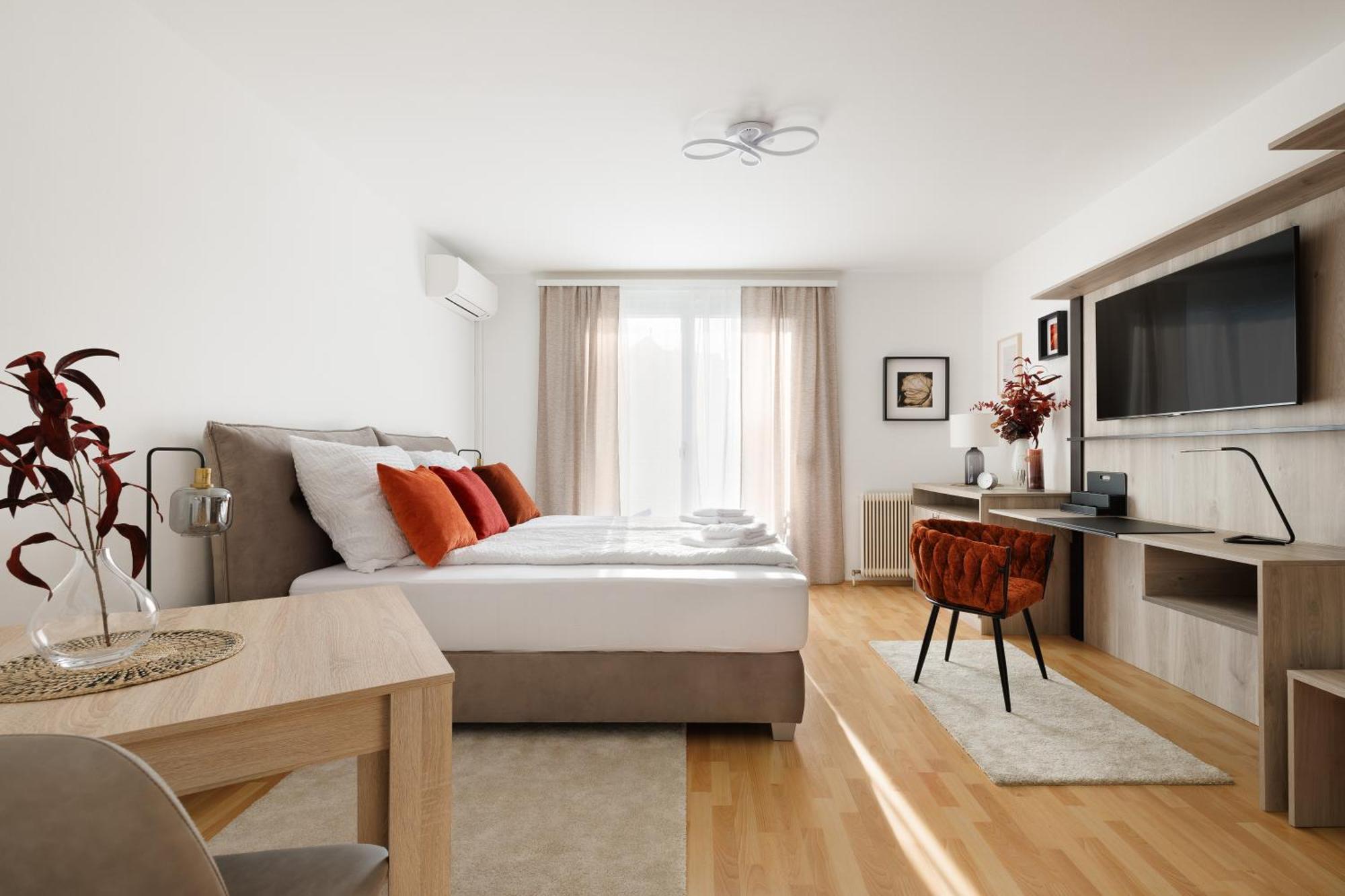Neu! Apartment Mit Klimaanlage, Nahe Hauptbahnhof Wenen Buitenkant foto
