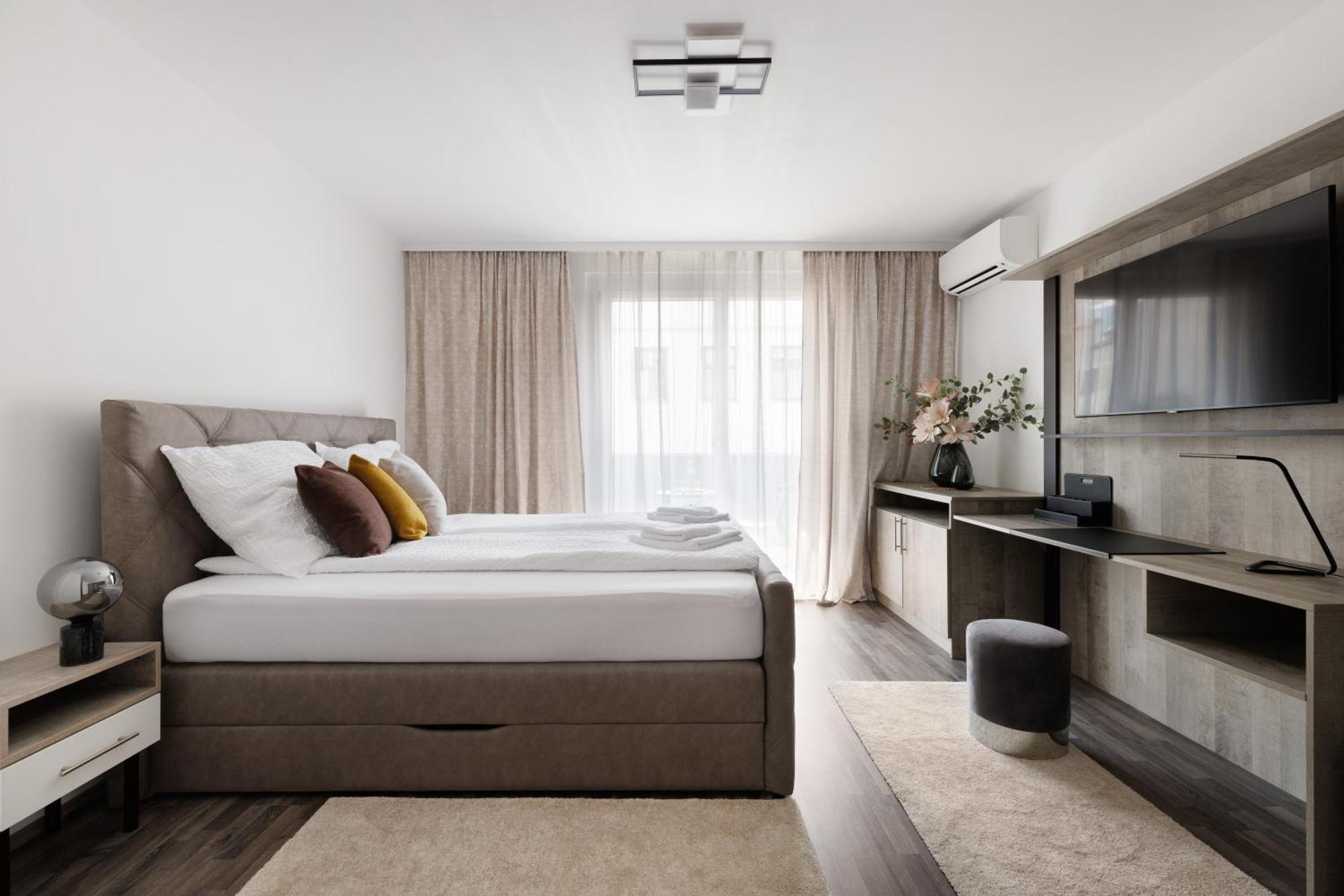 Neu! Apartment Mit Klimaanlage, Nahe Hauptbahnhof Wenen Buitenkant foto